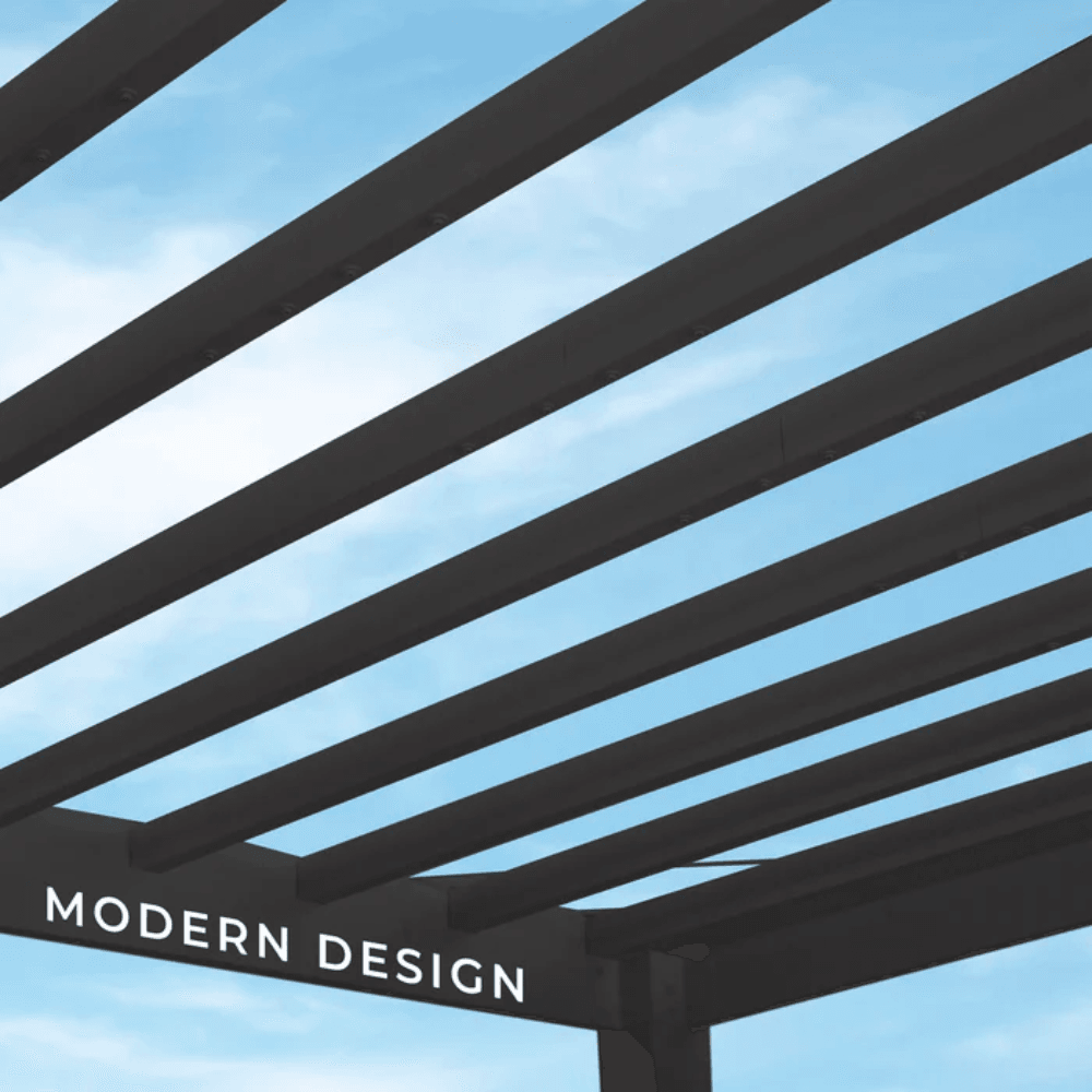 Backyard Discovery Trenton 4.9m x 3.7m Modern Steel Pergola