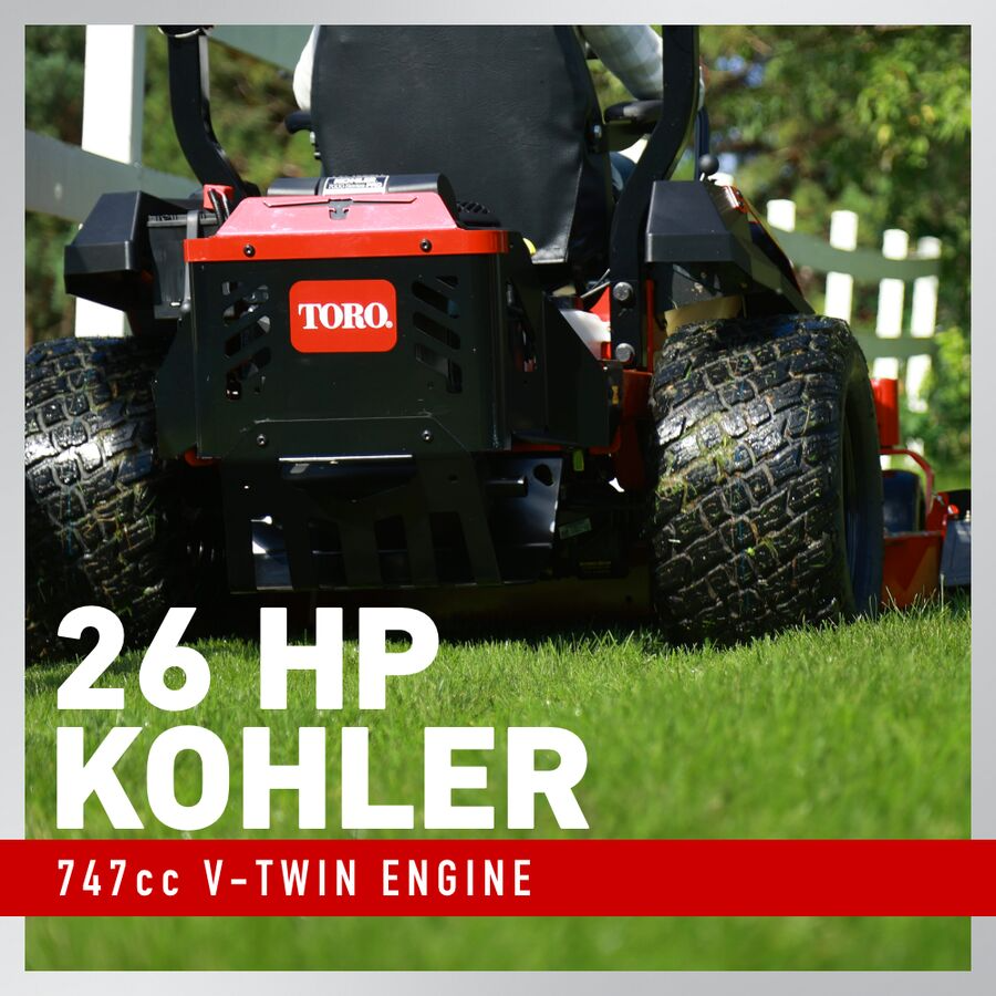 Toro Titan Max 60" IronForged Deck 26HP V-Twin Gas Dual Hydrostatic Zero Turn Riding Mower