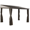 Sojag 500-9165470 10 x 12 ft. Portland No. 53 Wall Gazebo Steel Roof