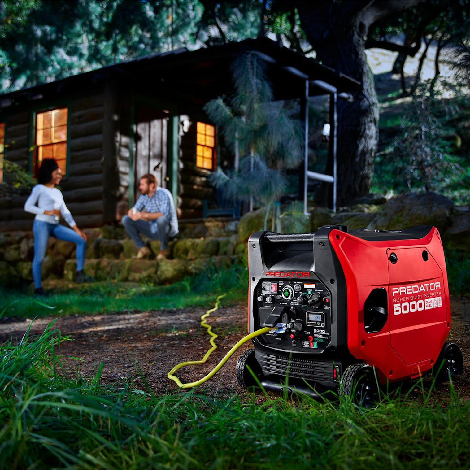 Predator 5000 Watt Dual-Fuel Super Quiet Inverter Generator with Remote Start and CO Secure Technology
