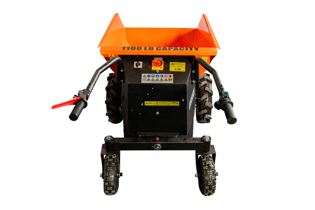Detail K2 Big Dump 1100 Pound Electric Power Dump Cart