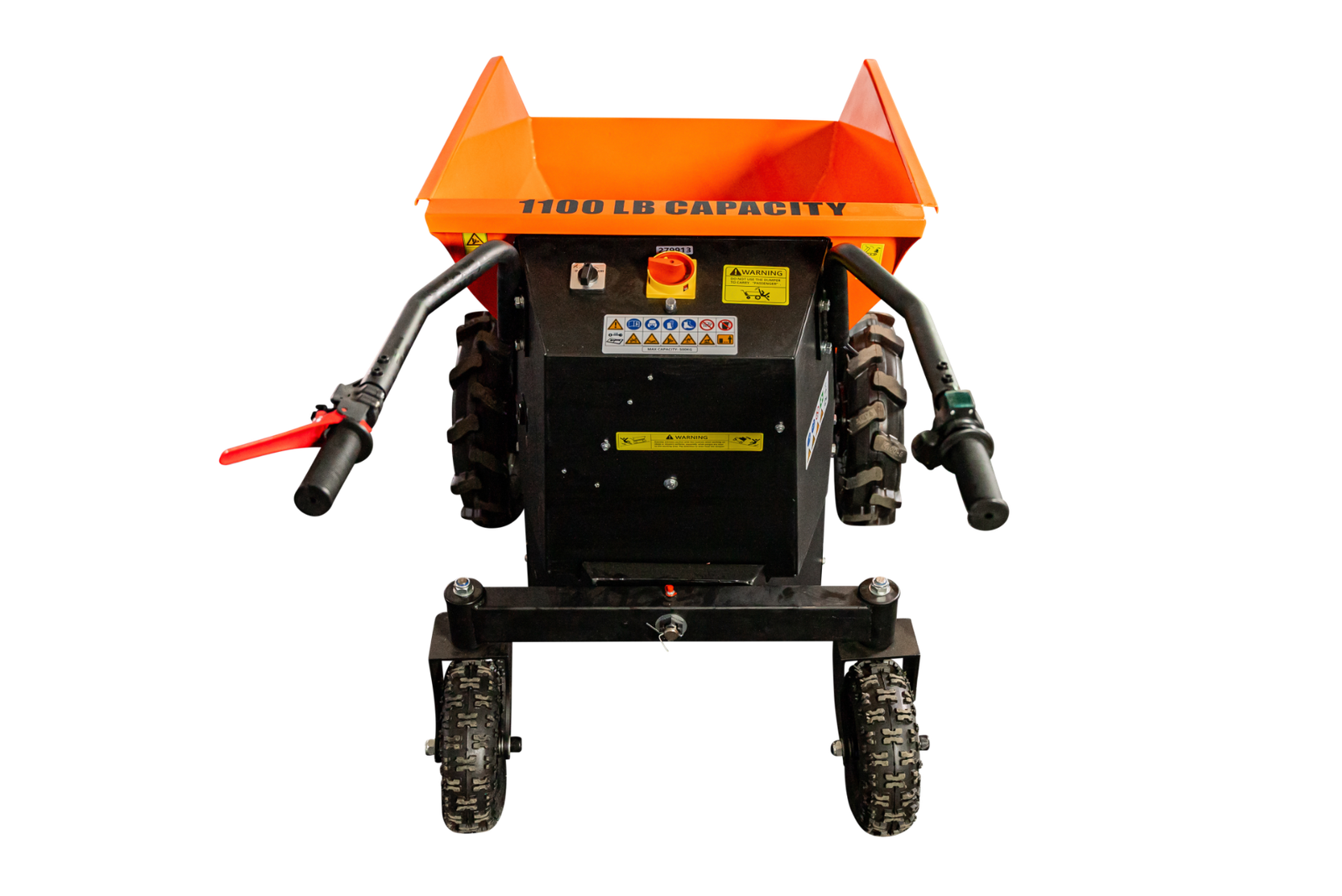Detail K2 Big Dump 1100 Pound Electric Power Dump Cart