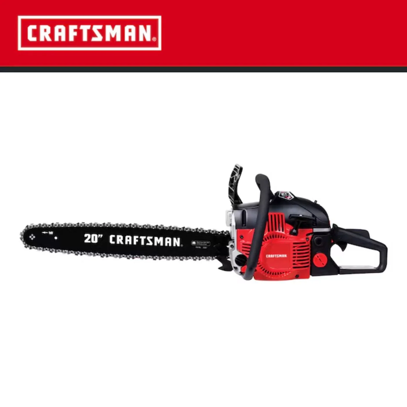 Craftsman S205 20 in 46cc 2-Cycle Gas Powered Chainsaw