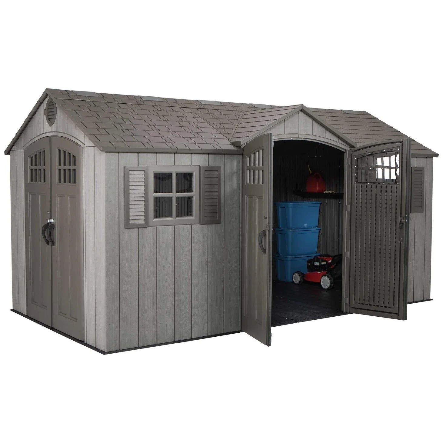 Lifetime 15 Ft X 8 Ft Outdoor Storage Shed - 60318