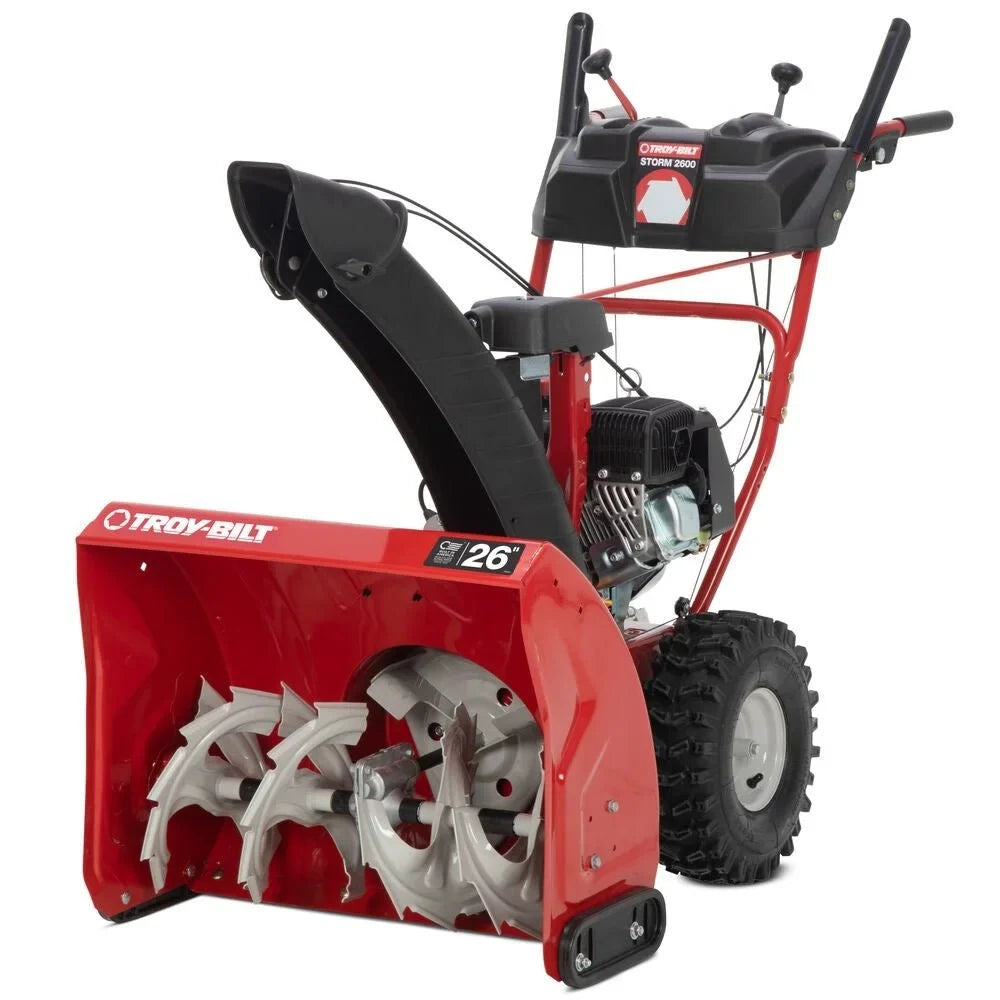 Troy‑Bilt Storm 2600 26″ Two‑Stage Gas Snow Blower with Electric Start