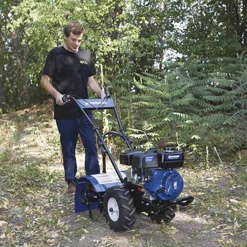 Powerhorse 20in. Rear Tine Tiller Cultivator, 6.5in. Tilling Depth, Self-Propelled, 212cc, 4-Cycle Gas Engine
