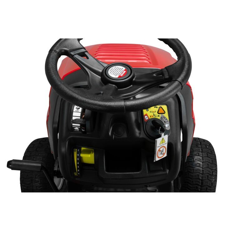 Pony® 42 Riding Lawn Mower  twin-blade deck and a 500cc