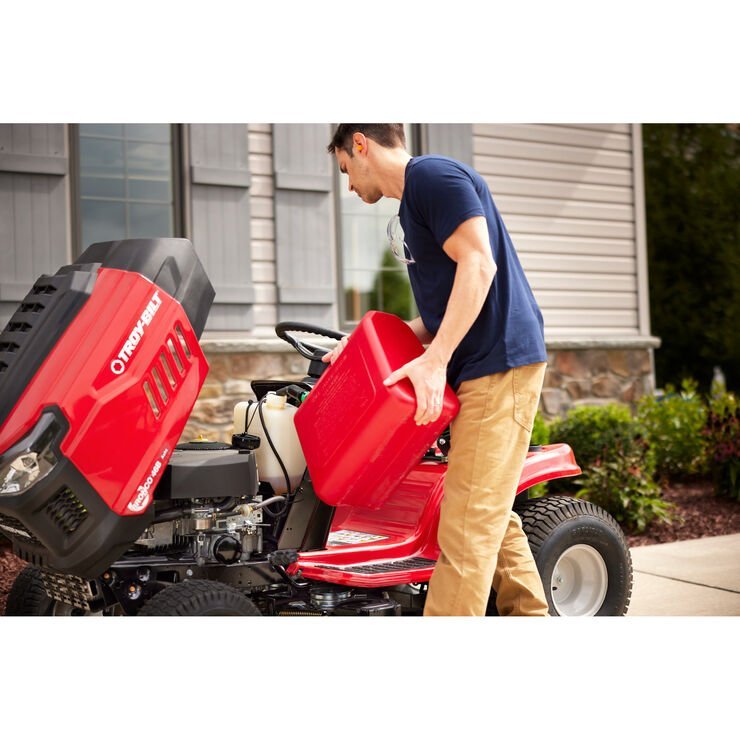 Troy-Bilt Bronco 46" Gas Riding Lawn Mower with 547cc Engine and AutoDrive Transmission 4.1 stars out of 151 reviews (4.1) |