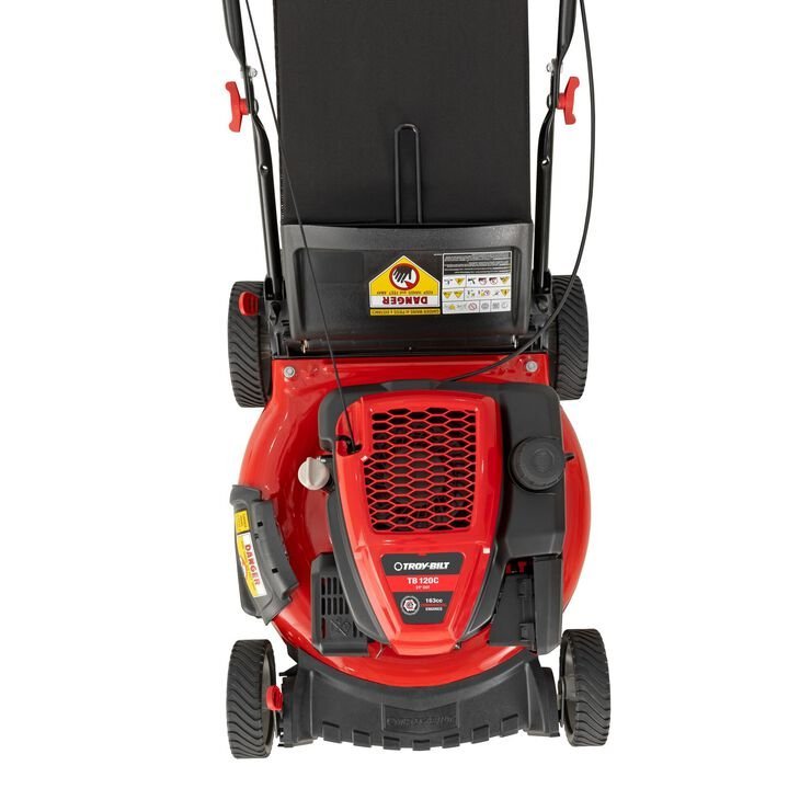 Troy-Bilt 21" 163cc Gas Powered Walk-Behind Push Lown Mower