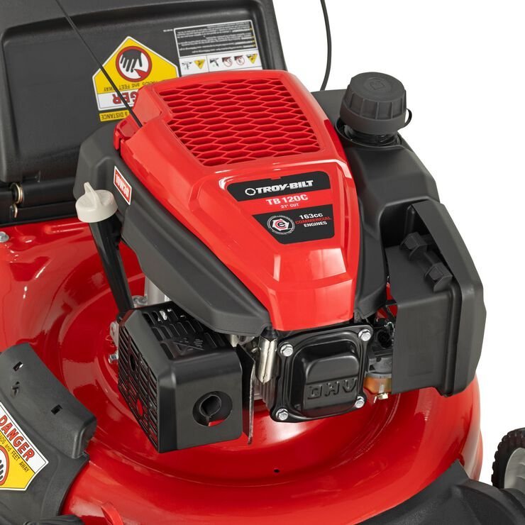 Troy-Bilt 21" 163cc Gas Powered Walk-Behind Push Lown Mower