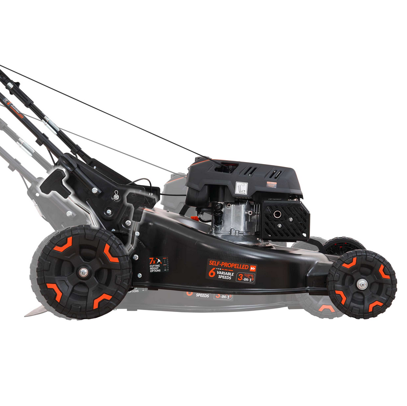 YardMax 24-in 201cc RWD 3-in-1 Self-Propelled Mower