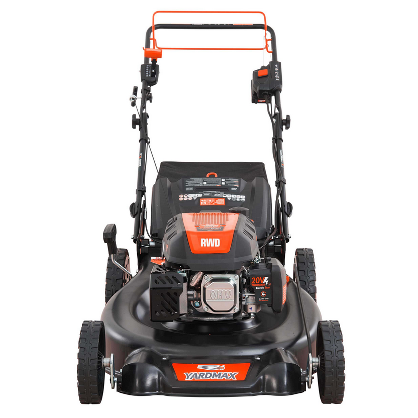 YG4761 24 in. 201cc Electric Start SELECT PACE 6 Speed CVT High Wheel RWD 3-in-1 Gas Walk Behind Self Propelled Lawn Mower