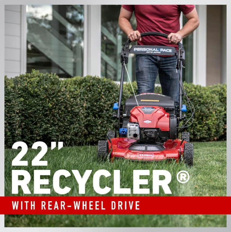 Toro SmartStow 21465 22 in. 150 cc Gas Self-Propelled Lawn Mowe