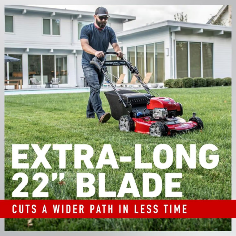 Toro SmartStow 21465 22 in. 150 cc Gas Self-Propelled Lawn Mowe
