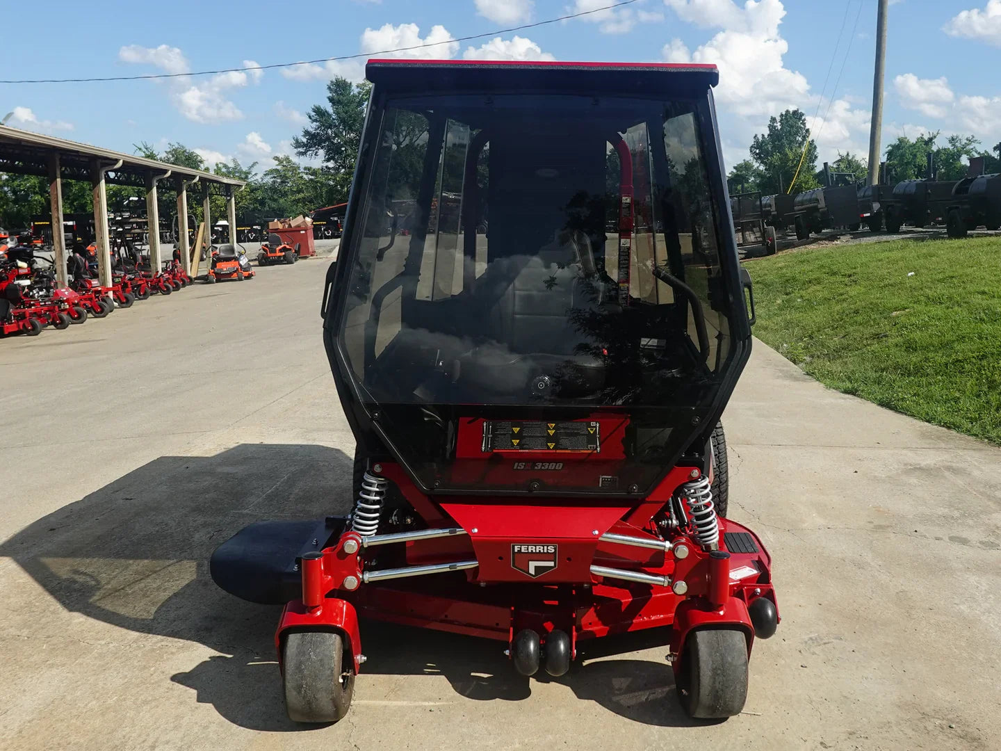 Ferris ISX3300 60" Zero Turn Mower with Curtis Premium Air-Conditioned Cab
