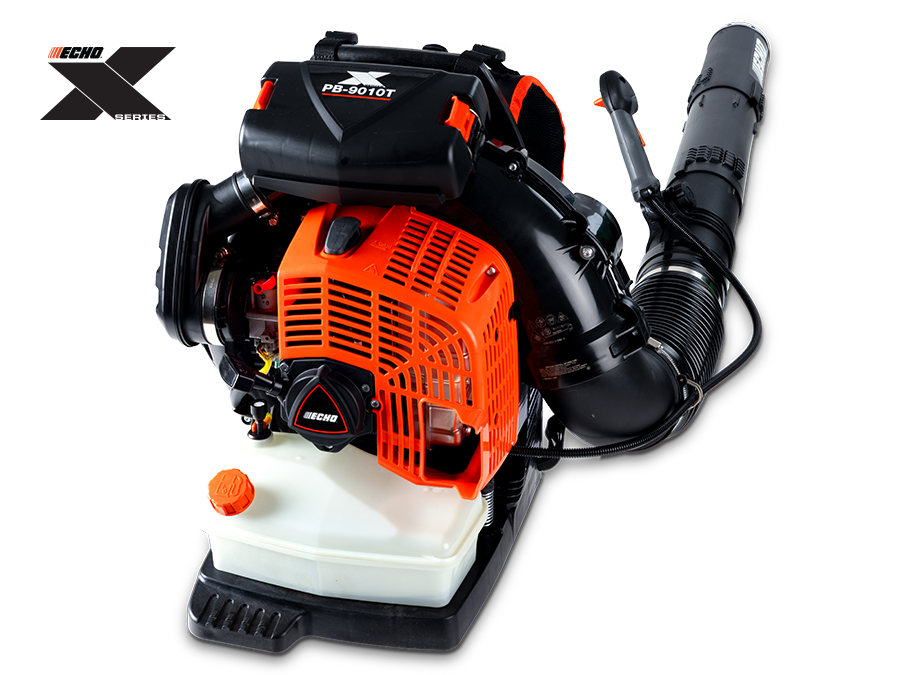 ECHO PB-9010T X Series Backpack Blower with 79.9cc Engine, 48N Blowing Force, and Vented Back Pad