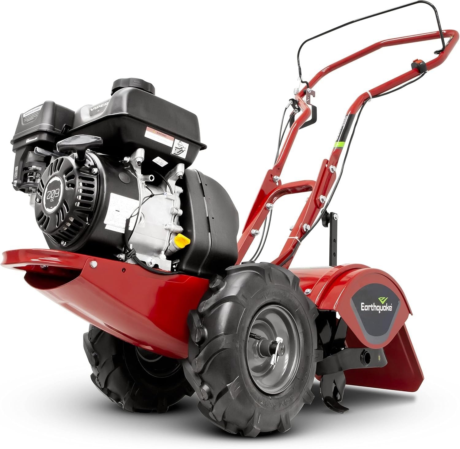 EARTHQUAKE Victory Rear Tine Tiller 209cc 4-Cycle Viper Engine Model 39381 Red/Black