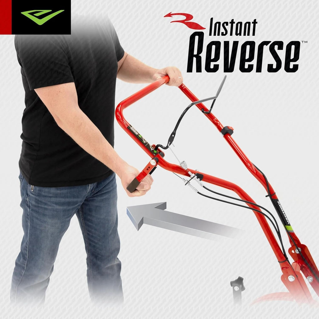 EARTHQUAKE Victory Rear Tine Tiller 209cc 4-Cycle Viper Engine Model 39381 Red/Black