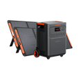 Jackery HomePower 3600 Plus Portable Power Station with 2x 200W Solar Panels, 3600W AC Output, 3584Wh LFP Solar Generator, Expandable up to 21kWh, Essential Home Backup for Home Use, Emergencies, RV