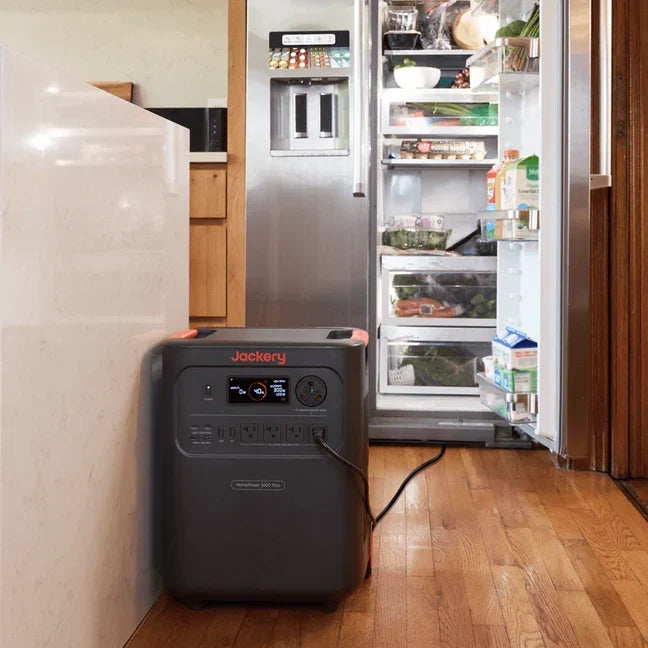Jackery HomePower 3600 Plus Portable Power Station with 2x 200W Solar Panels, 3600W AC Output, 3584Wh LFP Solar Generator, Expandable up to 21kWh, Essential Home Backup for Home Use, Emergencies, RV