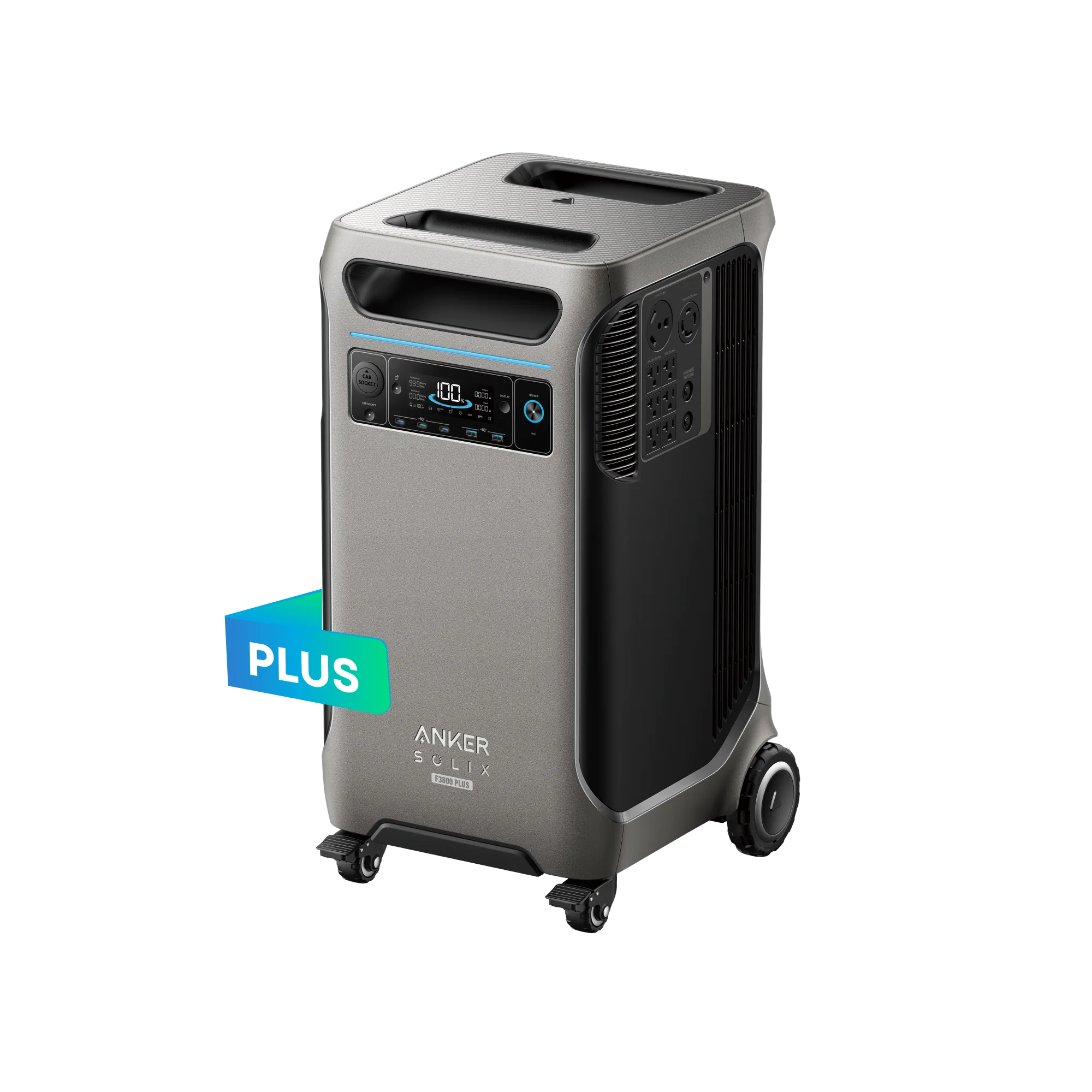 Anker SOLIX F3800 Plus Portable Power Station - 3,840Wh | 6,000W