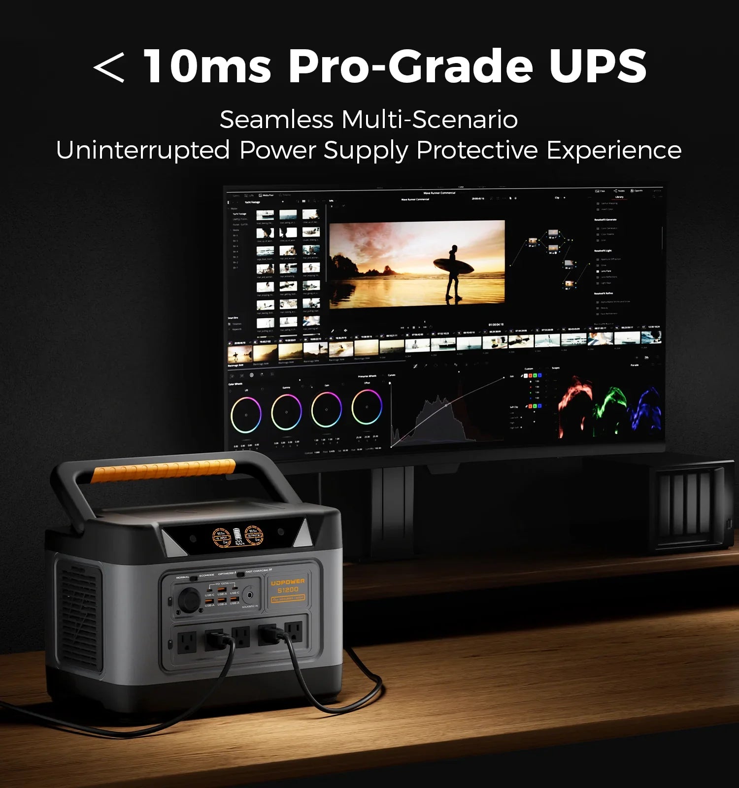 UDPOWER S1200 Portable Power Station - 1190Wh | 1800W Surge
