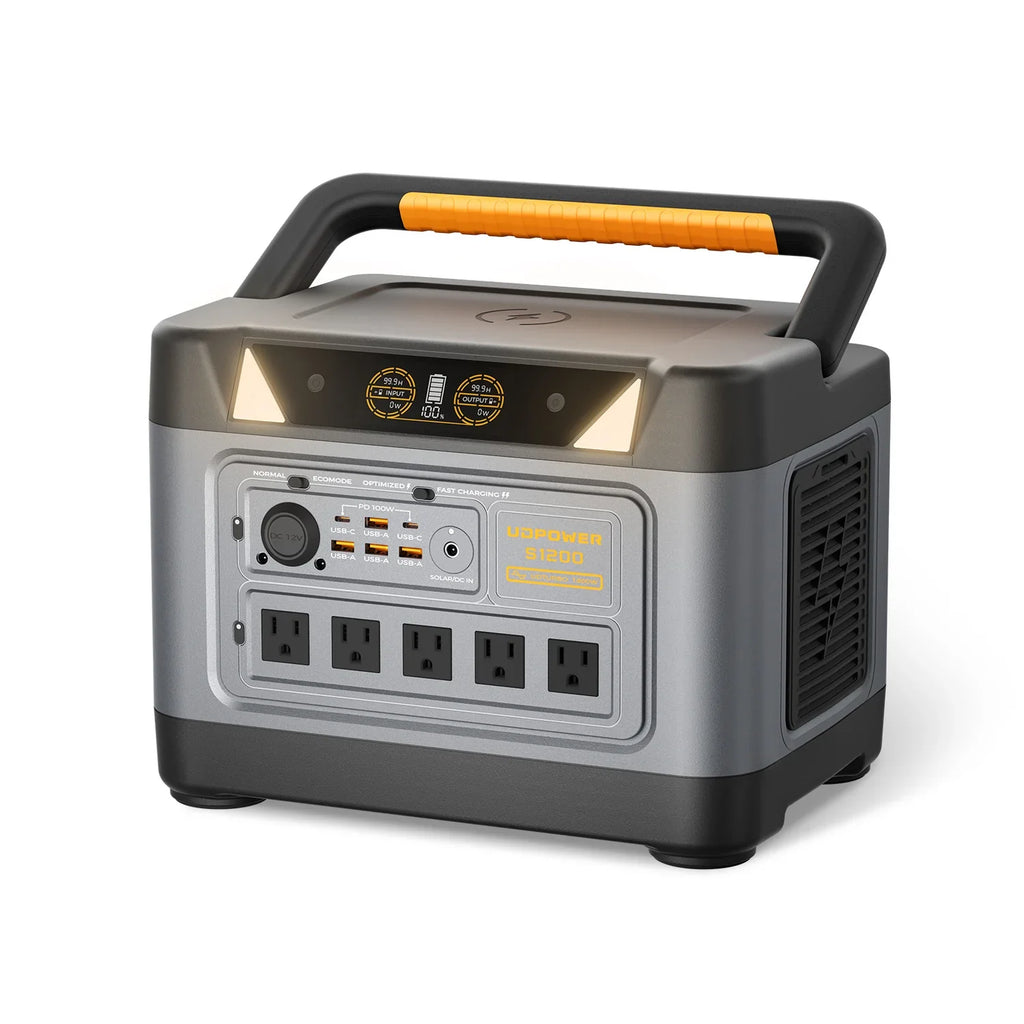 UDPOWER S1200 Portable Power Station - 1190Wh | 1800W Surge