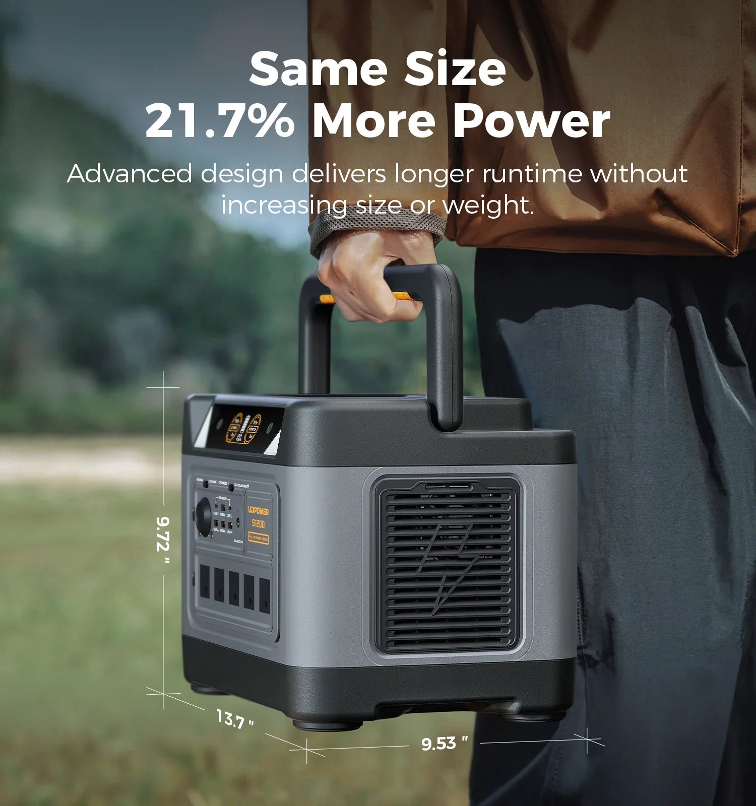 UDPOWER S1200 Portable Power Station - 1190Wh | 1800W Surge