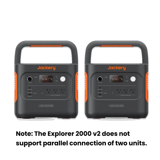 Jackery Explorer 2000 v2 Portable Power Station 2042Wh LiFePO4 2200W