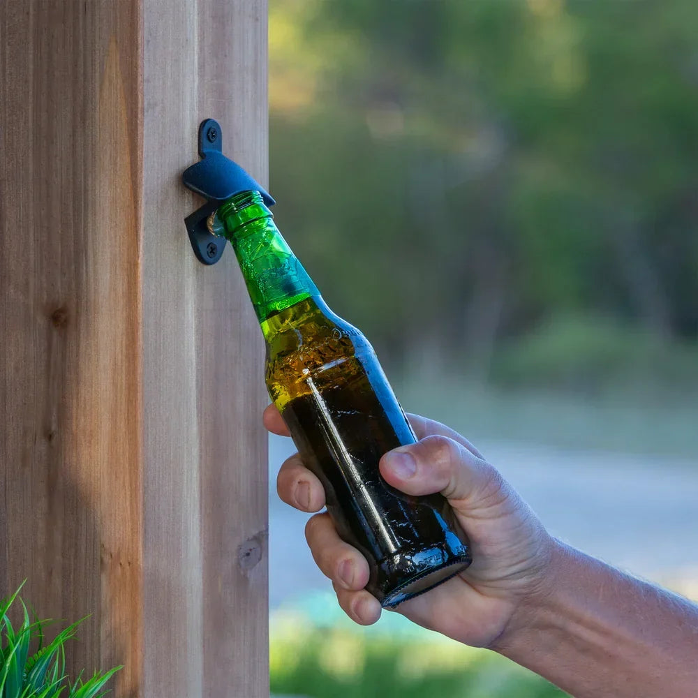 Backyard Discovery 9X6 Palisade Cedar & Steel Outdoor Bar