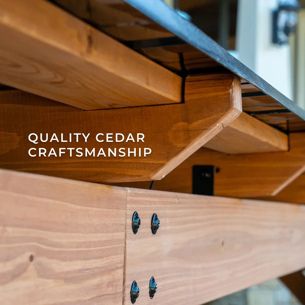 Backyard Discovery Saxony XL Cedar Grill Gazebo