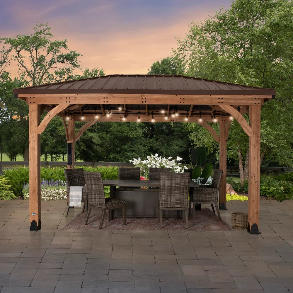 Backyard Discovery Cordova 14x10 Cedar Gazebo