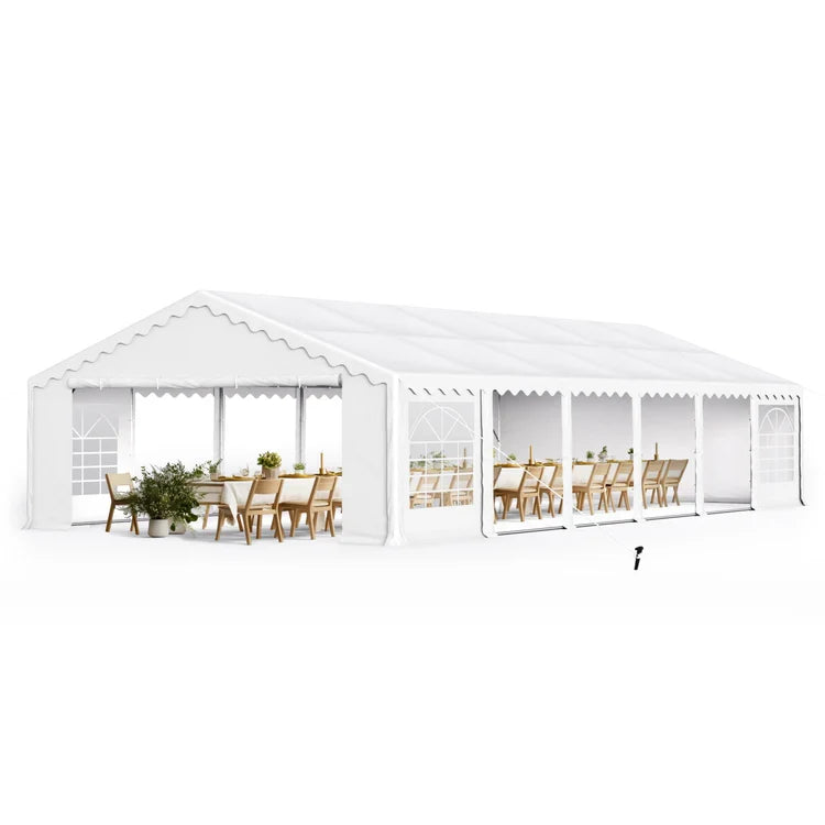 Heavy Duty Party Tent Wedding Event Shelter with Removable Sidewalls 20FT x 40FT