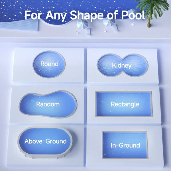 WYBOT C1 Cordless Robotic Pool Cleaner with Triple Motor, Wall Climbing, and Self-Parking