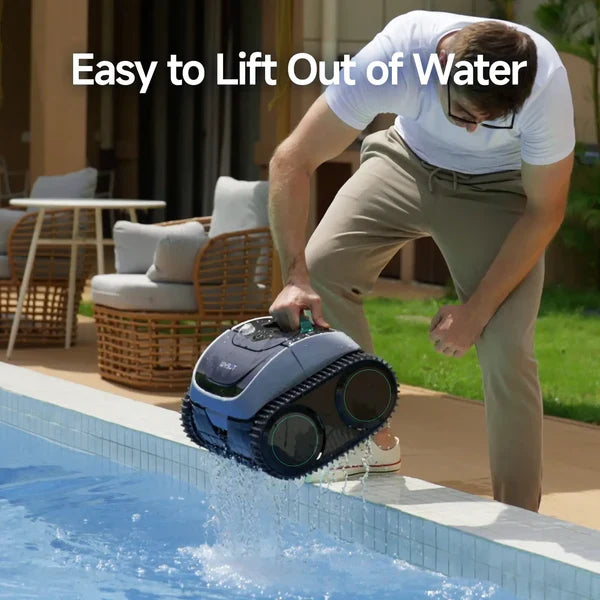 WYBOT C1 Cordless Robotic Pool Cleaner with Triple Motor, Wall Climbing, and Self-Parking