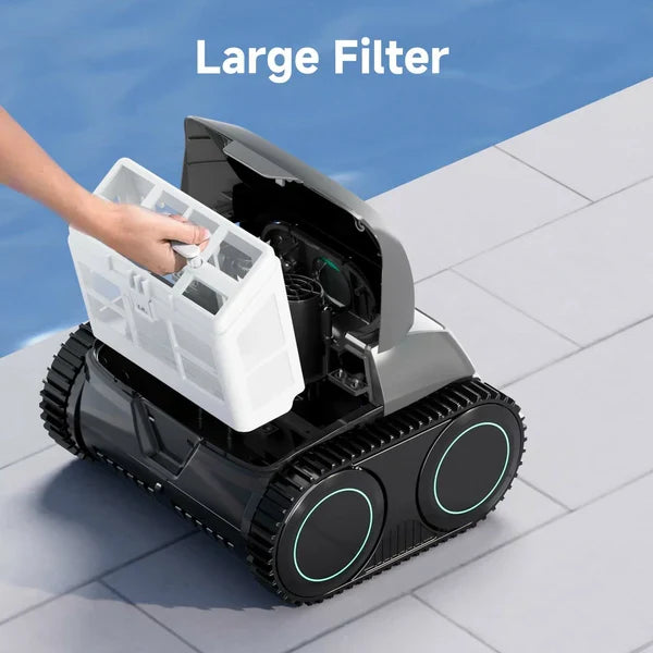 WYBOT C1 Cordless Robotic Pool Cleaner with Triple Motor, Wall Climbing, and Self-Parking