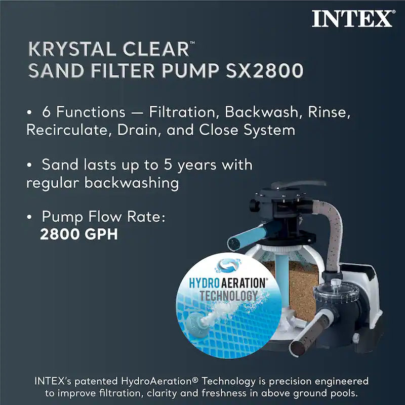 Intex 32' x 16' x 52" Rectangular Ultra XTR Frame Above Ground Swimming Pool Set - 32 ft x 16 ft x 52 in