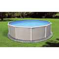 Blue wave 24' x 52" Round Belize Above Ground Swimming Pool