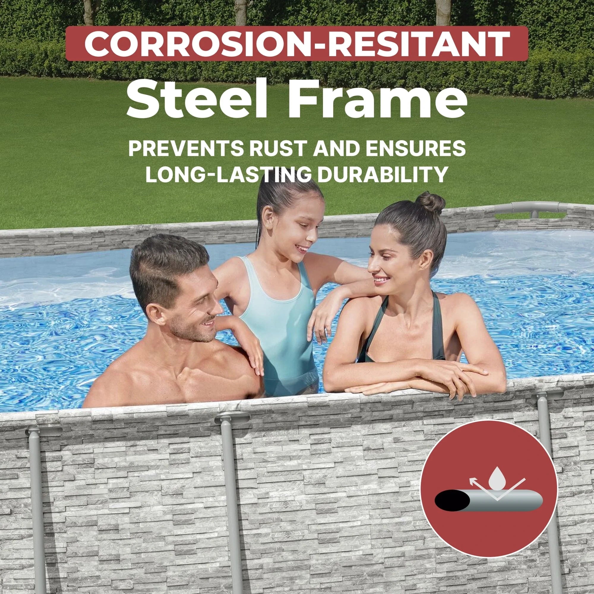 Coleman Power Steel 16' x 10' x 42" Oval Above Ground Pool Set