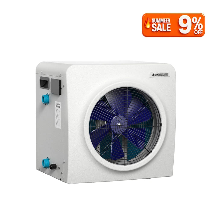 AQUASTRONG MINI Heat Pumps, Up to 18,000 BTU Inverter, for Pools up to 6,500 Gallons, 115V