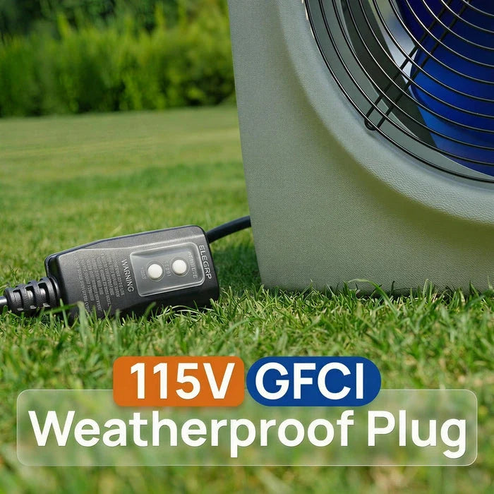 AQUASTRONG MINI Heat Pumps, Up to 18,000 BTU Inverter, for Pools up to 6,500 Gallons, 115V