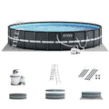 INTEX Ultra XTR 18ft x 52in Round Above Ground Pool Set, Sand Filter Pump