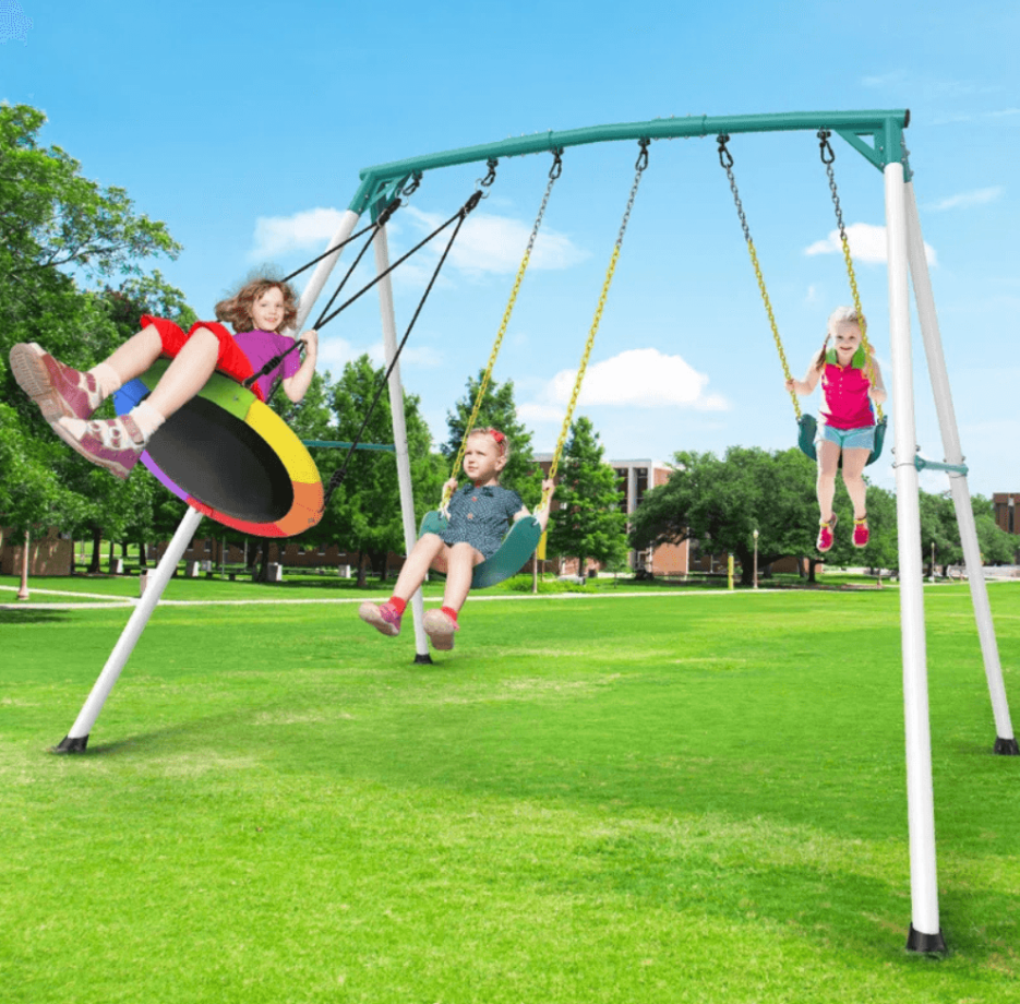 9.5′ Heavy-Duty Outdoor Porch Swing Set