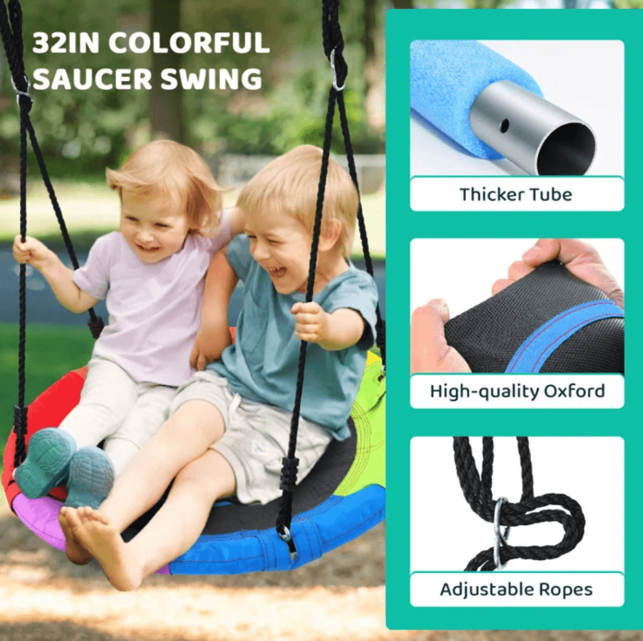 9.5′ Heavy-Duty Outdoor Porch Swing Set