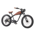  Revi Bikes Cheetah 48V 750W Hub Motor Fat Tire Electric Cruiser Bike