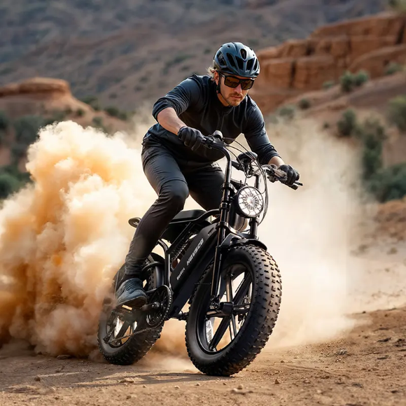 Hovsco Moped style ebike 1500W 32-Mph/65-Mile Range