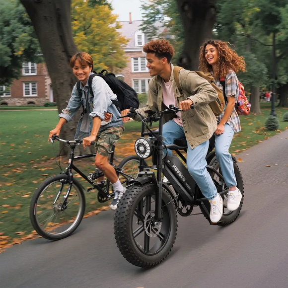 Hovsco Moped style ebike 1500W 32-Mph/65-Mile Range