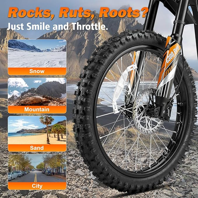Combo Sale HappyRun G300 Pro Electric Dirt Bike