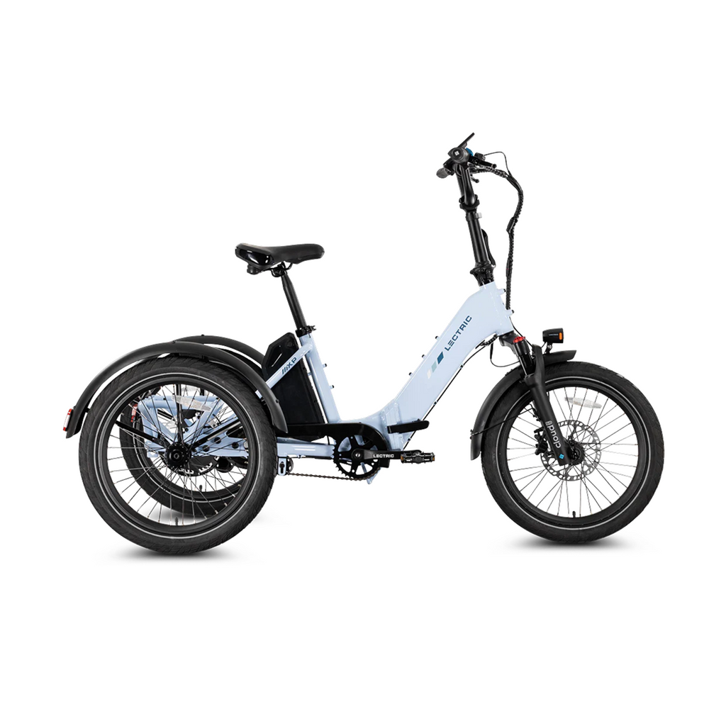 lectric ebikes Lectric XP Electric Trike in Stratus White Adult Folding Electric Trike