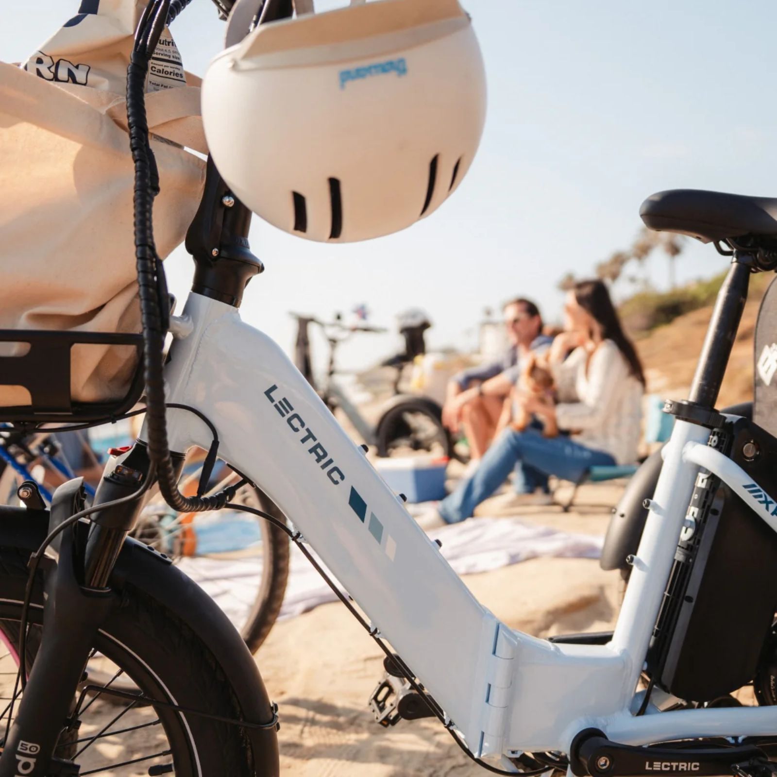 lectric ebikes Lectric XP Electric Trike in Stratus White Adult Folding Electric Trike